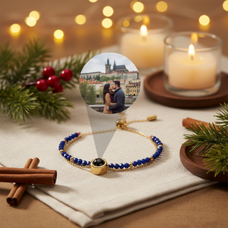 Personalizovaný Náramek s Léčivými Kameny - Duchovní Šperk s Přírodními Krystaly Luvya