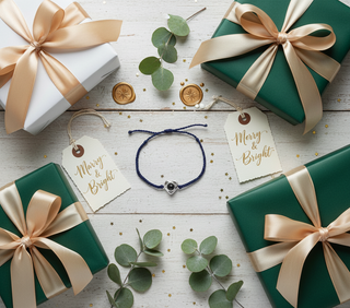 Elegantní dárkový flatlay