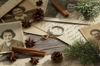 Flatlay s vintage prvky