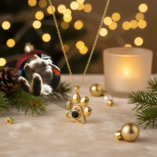 Náhrdelník s fotografií - psí tlapka - dárek pro milovníky zvířat Luvya - šperky s duší