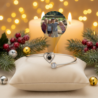 Náramek se Srdíčkem a fotografií | Elegantní Dárek pro Ženu Luvya