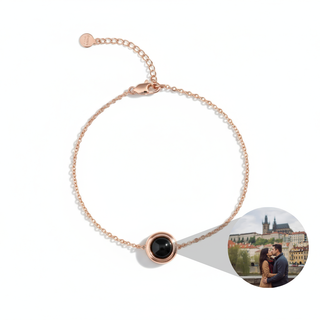 Minimalistický fotošperk - Náramek s vlastní fotkou | Osobní dárek s fotografií - Luvya