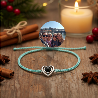 Fotošperk - Náramek s fotkou v srdci | Osobní dárek s vlastní fotografií Luvya - šperky s duší